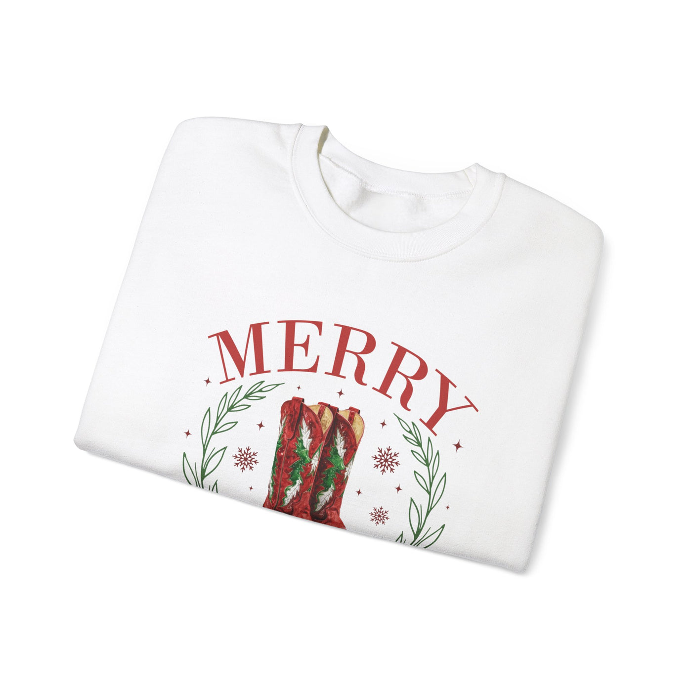 MERRY CHRISTMAS Y'ALL SWEATSHIRT (GILDAN)