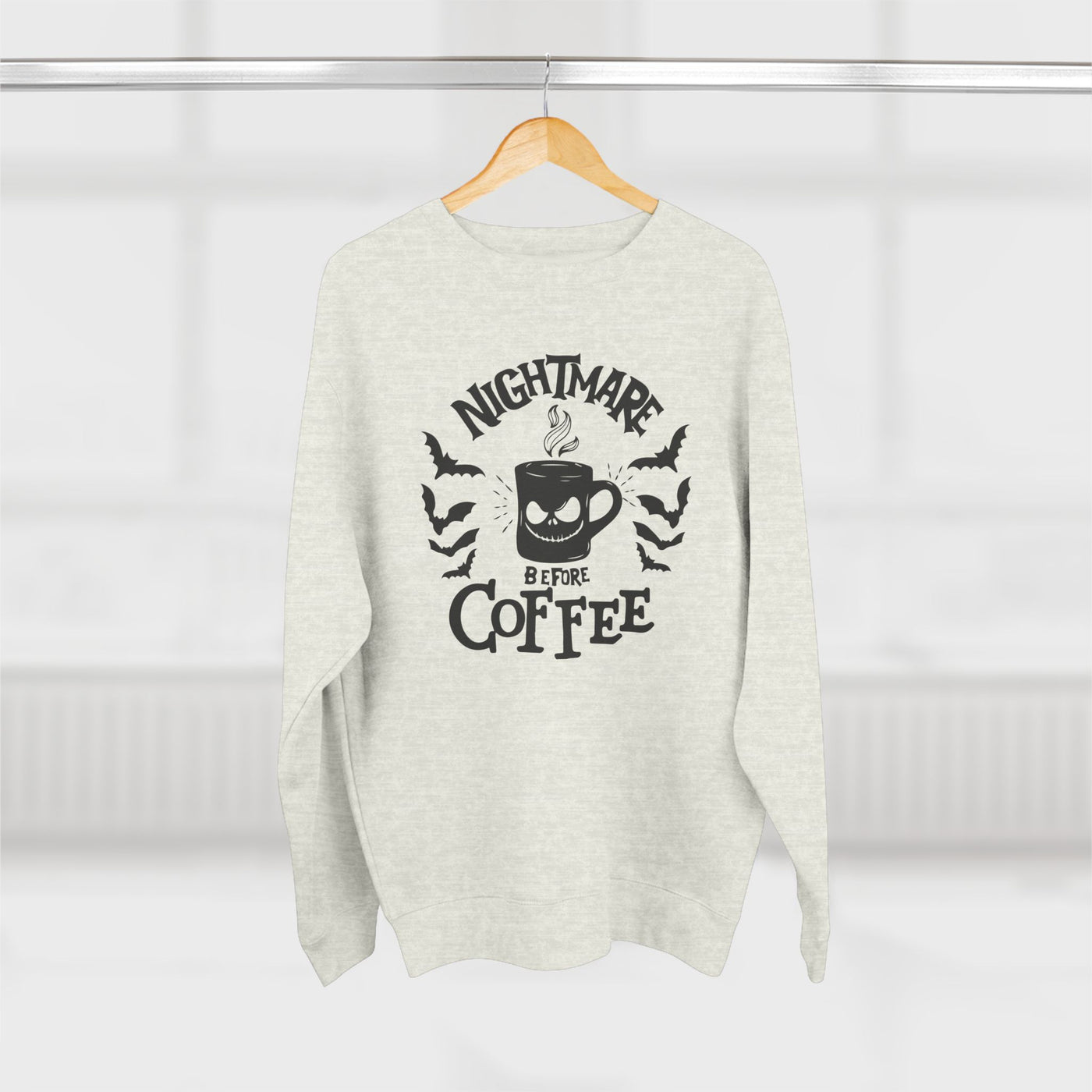 Nightmare Before Coffee Halloween Sweatshirt (Lane 7)