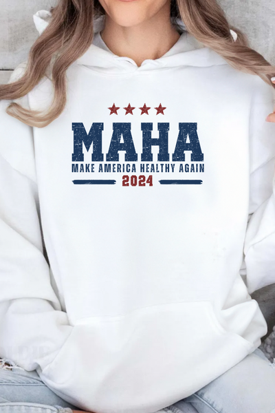 "MAHA" Make America Great Again 2024 Hoodie (Gildan)