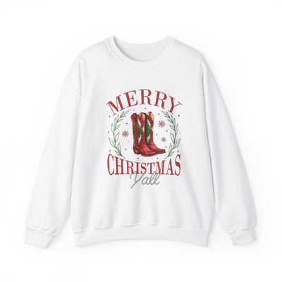 MERRY CHRISTMAS Y'ALL SWEATSHIRT (GILDAN)