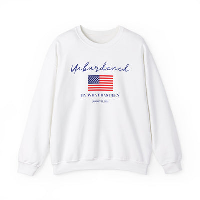 OFFICIALLY UNBURDENED BY WHAT HAS BEEN FLAG SWEATSHIRT (GILDAN)