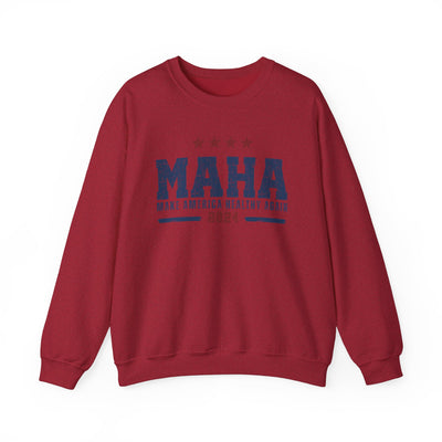 "MAHA" Make America Great Again 2024 SWEATSHIRT (Gildan)