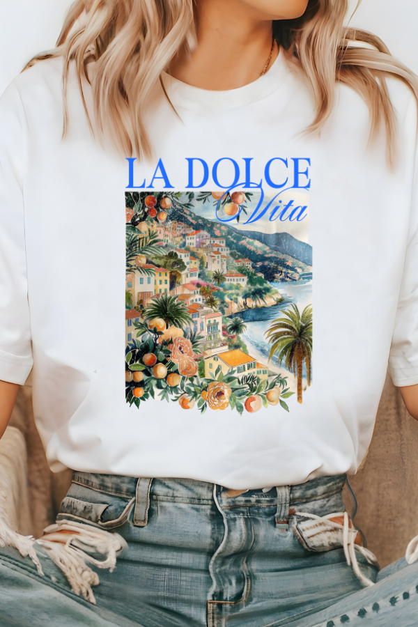 LA DOLCE VITA TEE (COMFORT COLORS)