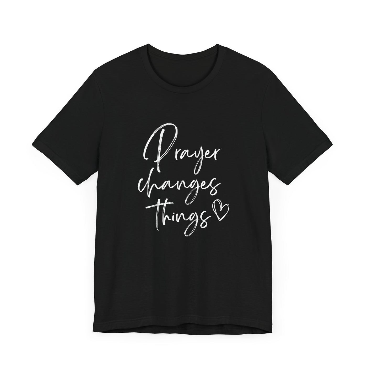 PRAYER CHANGES THINGS TEE (Bella and Canvas)