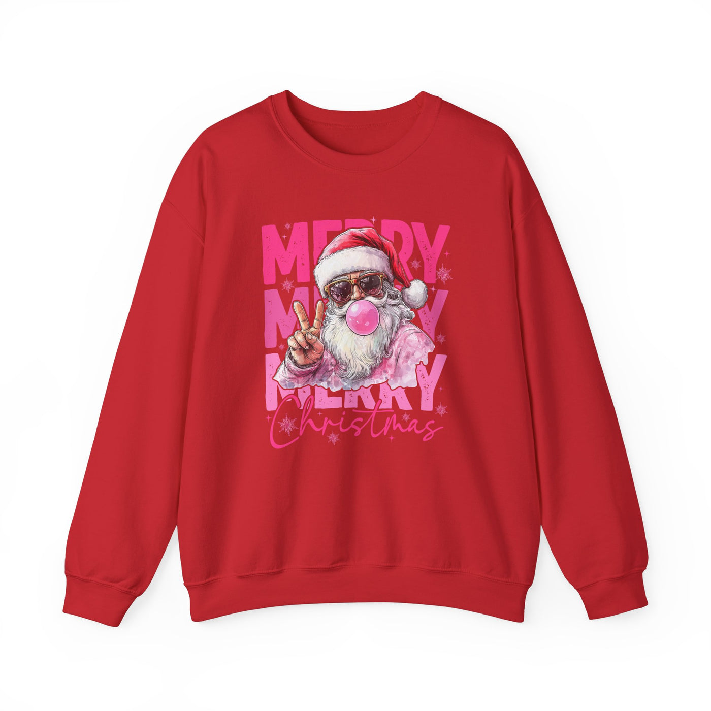 MERRY MERRY MERRY CHIRSTMAS SWEATSHIRT (GILDAN)