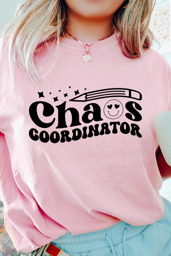 CHAOS  COORDINATOR TEE (Bella and Canvas)