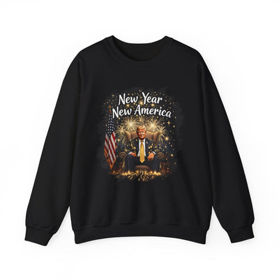 NEW YEAR NEW AMERICA SWEATSHIRT (GILDAN)