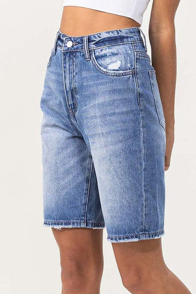 BOYFRIEND BERMUDA SHORTS (SIZE 27 AVAILABLE) , DENIM SHORTS , It's NOMB , BERMUDA DENIM SHORTS, BERMUDA JEAN SHORTS, BERMUDA SHORTS, JEAN SHORTS , It's NOMB , itsnomb.com