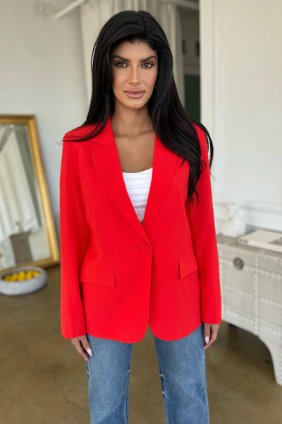 OLIVIA BLAZER (Available in XS-L) , BLAZER , It's NOMB , chic oversized blazer, red blazer , It's NOMB , itsnomb.com