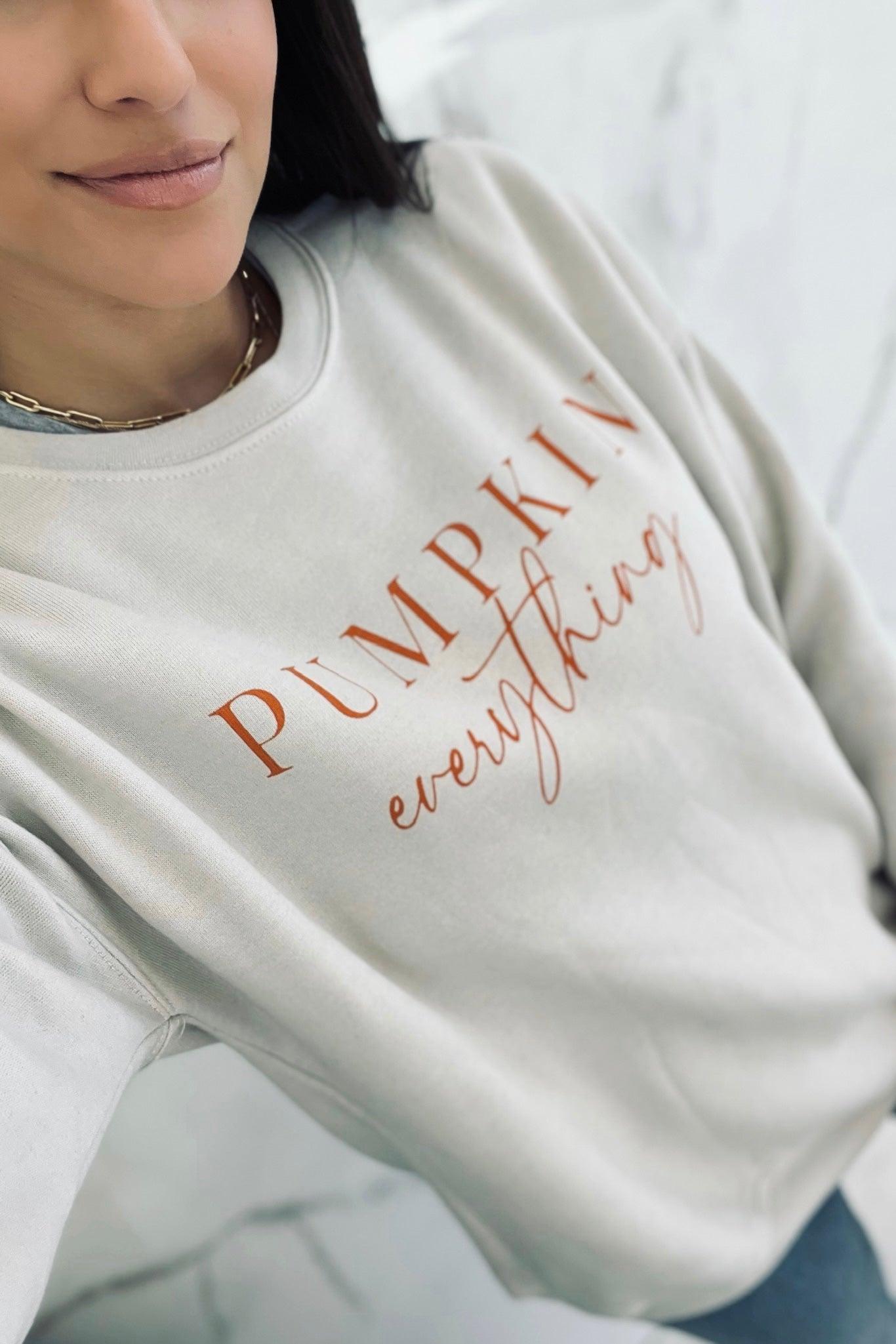 PUMPKIN EVERYTHING SWEATSHIRT (SIZE 3XL LEFT) , SWEATSHIRT , it’sNOMB. The Label , fall sweaters, Fall sweatshirt, it's nomb, it's nomb the label, Its None of My Business, ITSNOMB, ITSNOMBTHELABEL, Jessica Nickson, OCTOBER2021, pumpkin, pumpkin everything, pumpkin spice, sweatshirt , It's NOMB , itsnomb.com